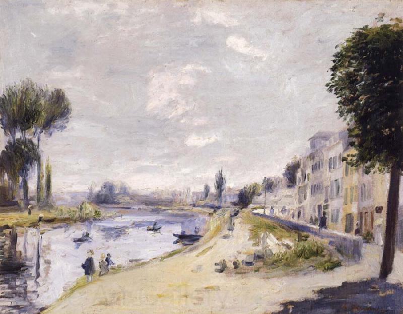 Pierre-Auguste Renoir Bords de la Seine Spain oil painting art